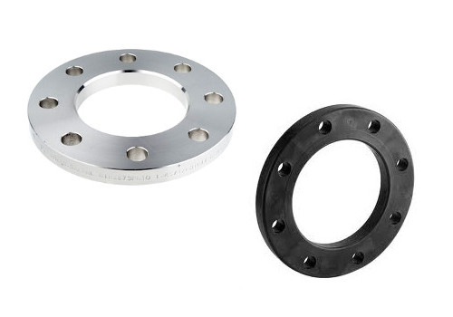 Flange piane per condotte in materiale plastico