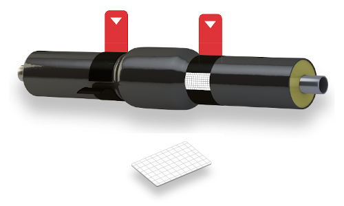 Nastri termorestringenti per sigillatura giunti teleriscaldamento e protezione anticorrosione